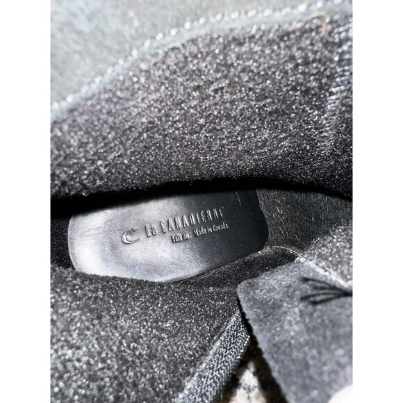 La Canadienne Women’s Jesse Black Suede Ankle Boot Size 7M Waterproof Square Toe - Picture 5 of 12